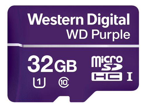 Digital Wdd032g1p0a Wd Purpura 32gb Microsd Vigilancia