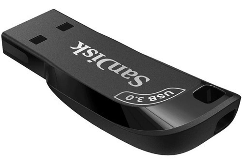 Imagen 2 de 6 de Pendrive Sandisk Ultra Shift 64gb 3.0 Negro