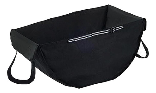 Cesta De Compras Negra Del Bolso Del Almacenamiento De La