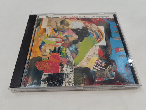 Right Brain Patrol, Marc Johnson - Cd 1992 Usa Ex 8/10