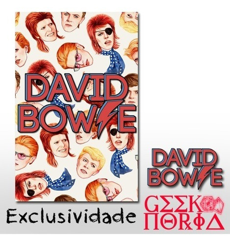 Imã Criativo Personalizado Rock - David Bowie