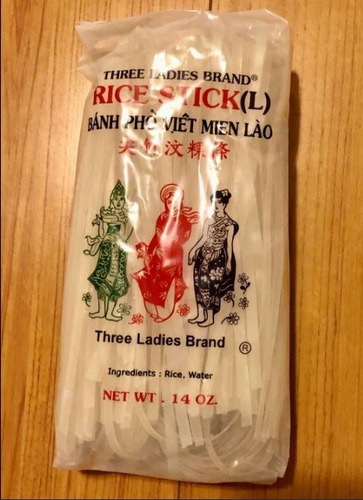 Thriee Ladies Fideo De Arroz Vietnam Rice Stick 397g L-large