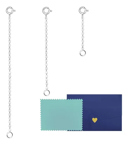 comprar Admitry Extensor De Collar De Plata De Ley 925, Extensores D