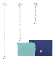 Comprar Admitry Extensor De Collar De Plata De Ley 925, Extensores D