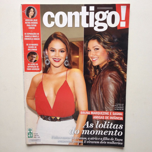 Revista Contigo Bruna Marquezine Sasha Fábio Assunção G458