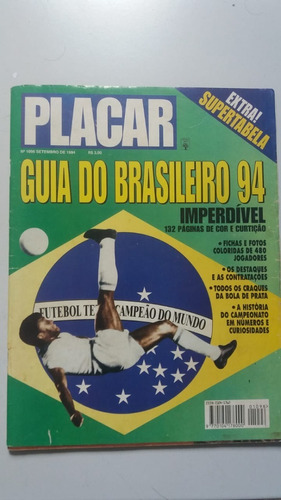 Revista Placar Setembro De 1994 - Guia Do Brasileiro 94