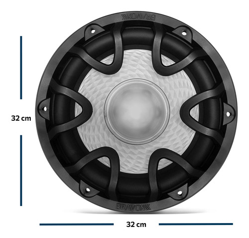 Subwoofer 12 Polegadas Uxp12 D4 Bobina Dupla 4 Ohms