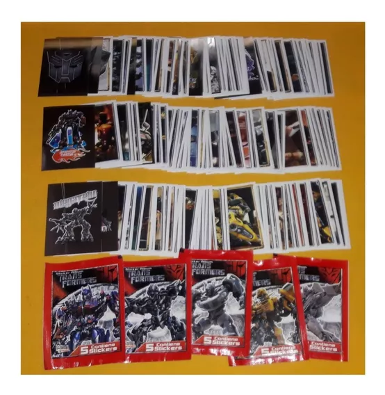Transformers Pelicula Album Topps 140 Estampas Diferentes