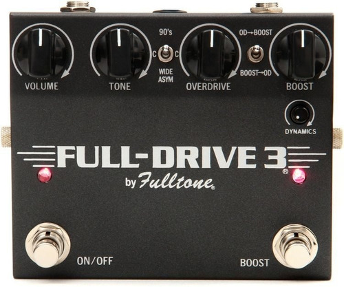 Pedal Guitarra Overdrive Boost Fulltone Fulldrive3 - Usa