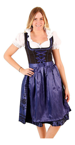 Disfraz Talla 8 Para Mujer De Alemana Oktoberfest Color