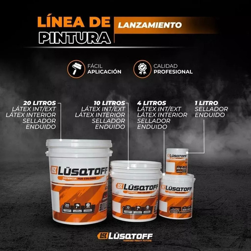 Fijador Sellador Al Agua 1 Lt Interior Exterior Lüsqtoff