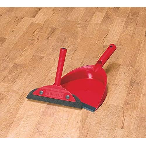 Escoba Super Classic Mango Triangular Y Super Duster Rojo