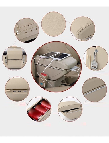 Caja Central De Reposabrazos De Coche Para Toyota Para Yaris