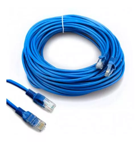 Cable Ethernet 5 Metros, FTP Blindado Cable de Red 5m Largo RJ45 Cat6  Gigabit Alta Velocidad Cable Internet, Plug and Play Cable LAN, Banda Ancha  Azul