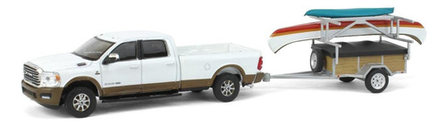 Truck 1/64 2022 Ram 2500 Pastilla De Cuerno Largo Con Enganc