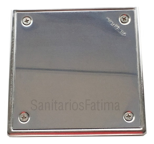 Tapa Doble Cierre Hermetico 15x15 Acero Inox  Delta 1301