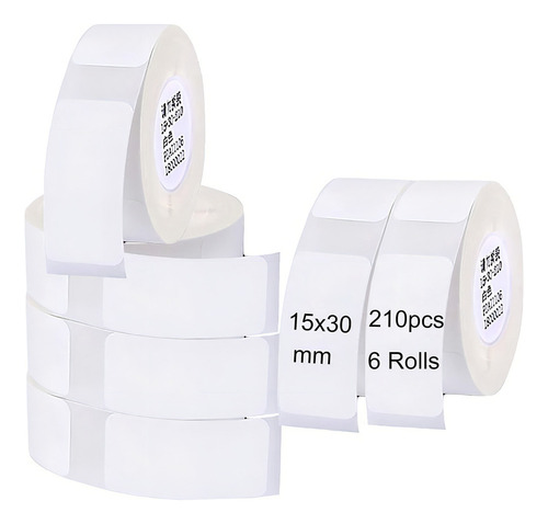 ` 6 Rollos De Cinta Adhesiva Niimbot D11 D110 15 X 30 Mm