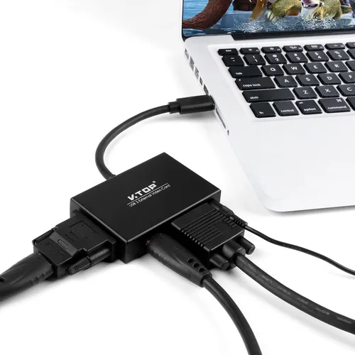 Adaptador De Tarjeta Gráfica De Video Usb 3.0 A Hdmi-dvi-vga