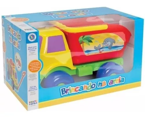 Caminhão De Brinquedo Mercotruck Com Caçamba- MERCOTOYS