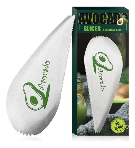 A, Cortadora Aguacates 3 En 1: Deshuesador Acero Inoxidab