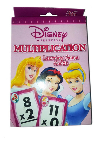 Tarjetas De Aprendizaje De Multiplicación De Princesas...