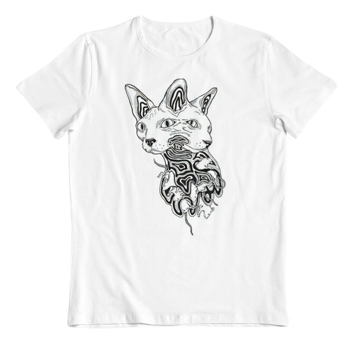 Polera - Dtf - Gato Esfinge Egipto