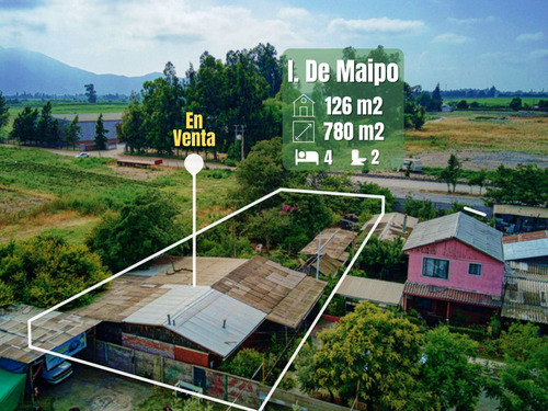 Casa Con Amplio Terreno En Venta En Isla De Maipo - Divergen