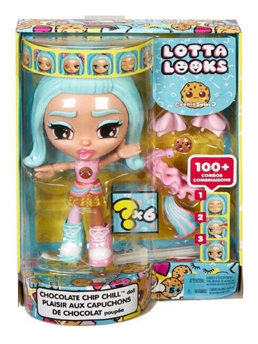 Mattel Muñeca Lotta Looks Cookies Swirl Chocolate Chip Chill Doll