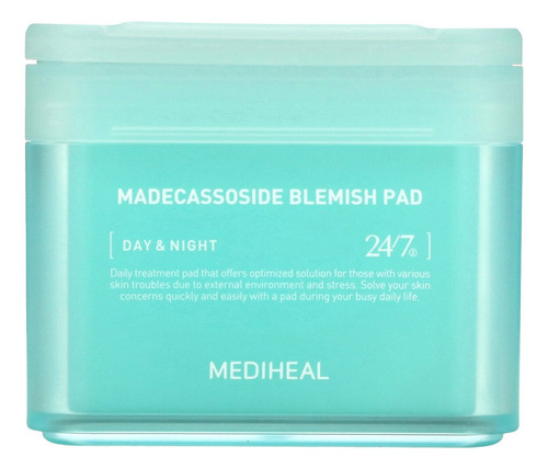 Mediheal Almohadilla De Tóner Madecassoside Blemish Pads Momento De Aplicación Día/noche Tipo De Piel Todo Tipo De Piel