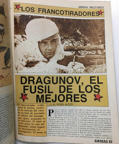 Revista Armas # 41 1985 Caricartura Juan De Avalos Yoni (Usado)