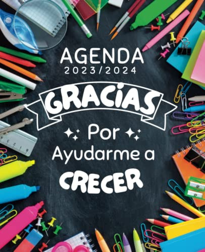 Agenda 2023 2024: Regalo Maestra Profesora Infantil Primaria