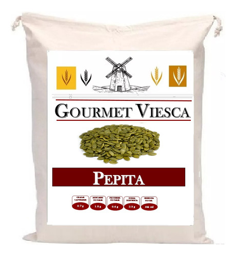 5 Kg De Pepita De Calabaza Cruda Pelada Importada