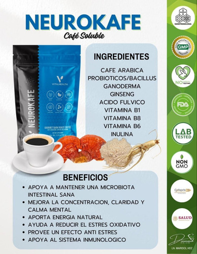 Neurokafe Café Negro Gourmet 50-100 Tazas