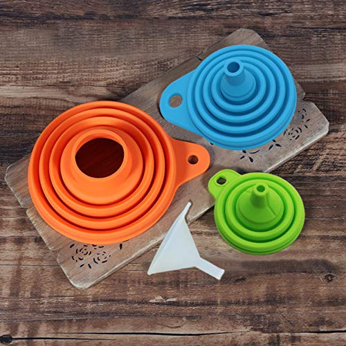 Embudos De Silicona Para Uso En Cocina Juego De 4 Piezas