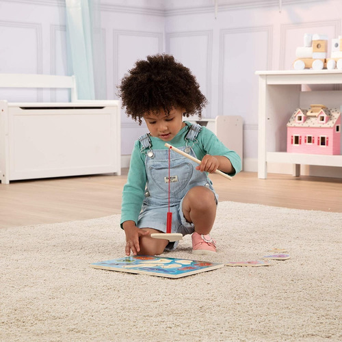 Juego Pesca Magnético Melissa & Doug De Madera Modelo