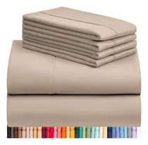 Comprar Luxclub Juego De Sábanas Queen De 6 Piezas, Sábanas De Lujo