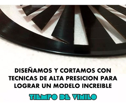 Reloj De Pared Elaborado En Disco Lp Ref. Star Wars 01