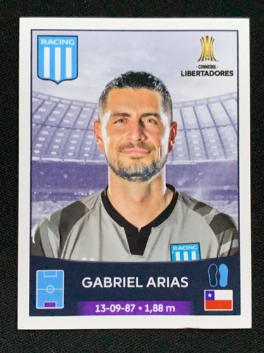 Figurita Copa Libertadores 2023 Racing Gabriel Arias #53