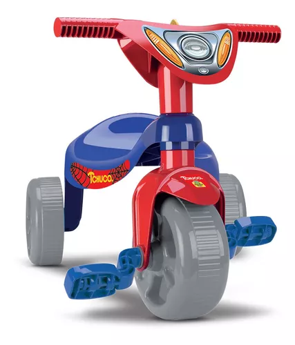 Triciclo Motoca Infantil super heróis com haste Samba toys - Rede