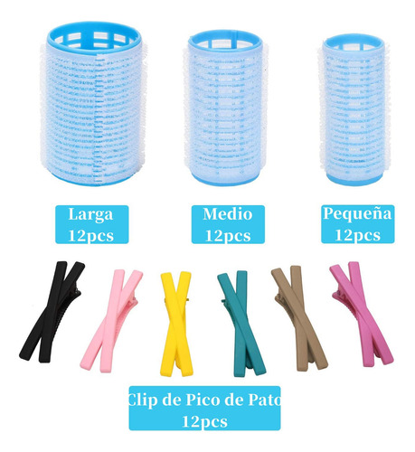 Pacote Com 48 Rolos De Cabelo, Modelador De Cachos Sem
