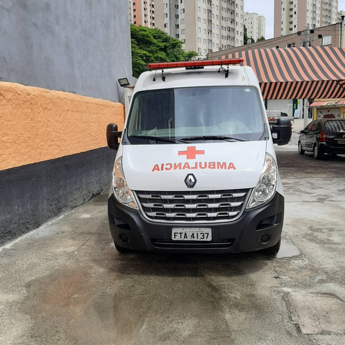 Renault Master L3 H2 Ano 2018 Ar Condicionado Ambulancia