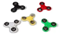 Comprar 5\u002Flot Color Tri-spinner Fidget Juguete Edc Mano Dedo Vuelta 