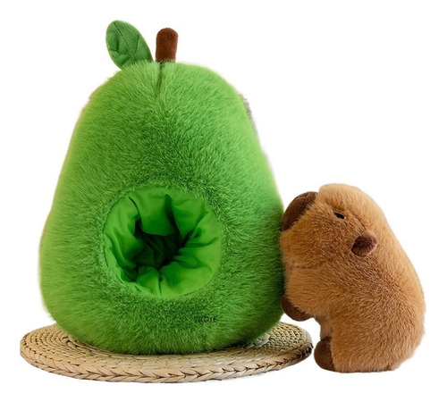 Wj For 35cm Juguete De Peluche De Capibara De Aguacate-lindo