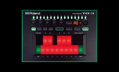 Sintetizador Bajo Pad Tactil Aira Roland Tb 3 Musica Pilar