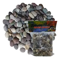 Comprar Piedras Decorativas Piedras De Rio 1kg En Malla