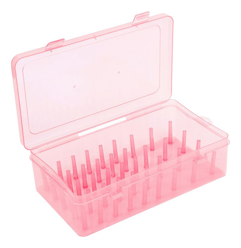 Caja De Almacenamiento De Hilo De Coser, Accesorios Rosa