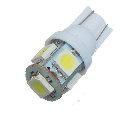 Lampara Led 111 76 Blanca  Tipo 5 Led Set X2 Moto Avenida