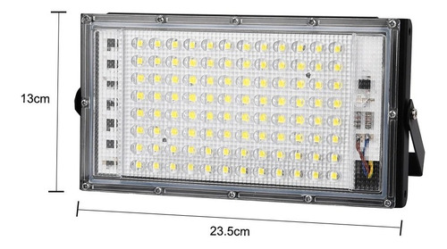 Imagen 4 de 8 de Reflector Led 100w Exterior Alta Potencia Multiled Ip66