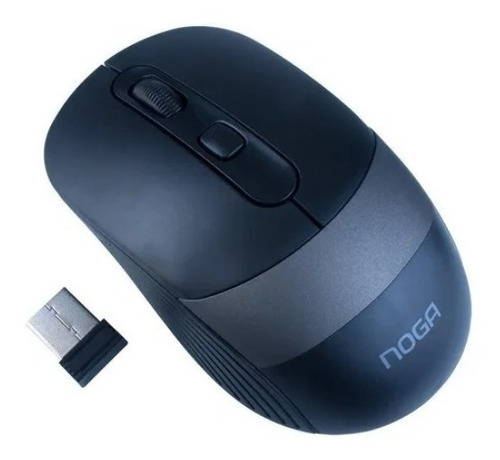 Mouse Inalambrico Usb 2.4ghz Ergonómico 1600 Dpi Noga Ngm-18