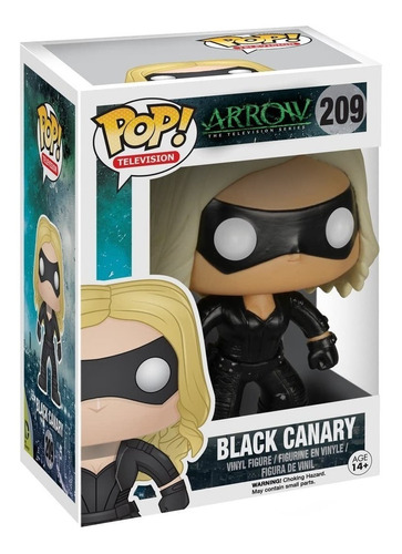 Figura Funko Pop Heroes Arrow Series Black Canary Vinyl 209